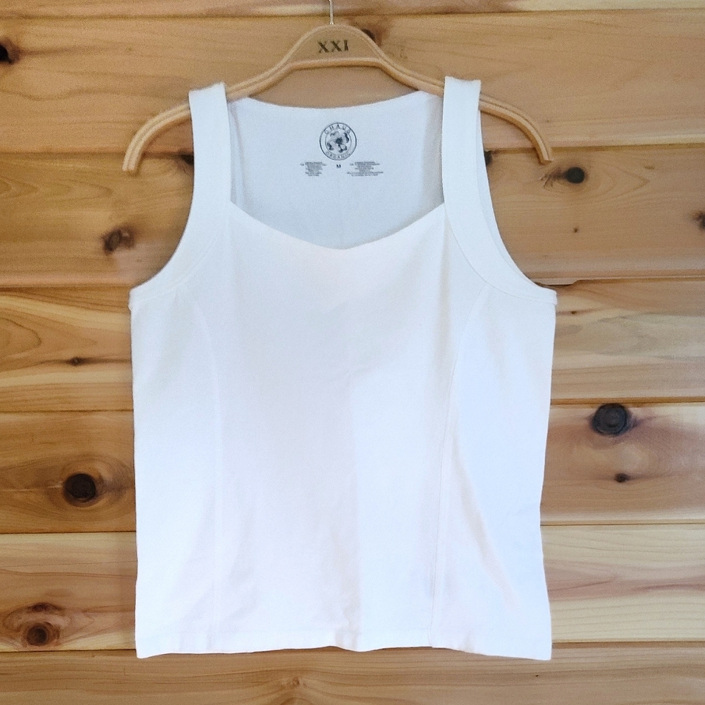 Chaus organic white tank